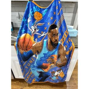 space jam‎ lebron james tune squad fleece blanket